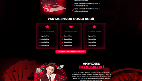 Landing Page para venda de robô trades e investimentos - Image 3