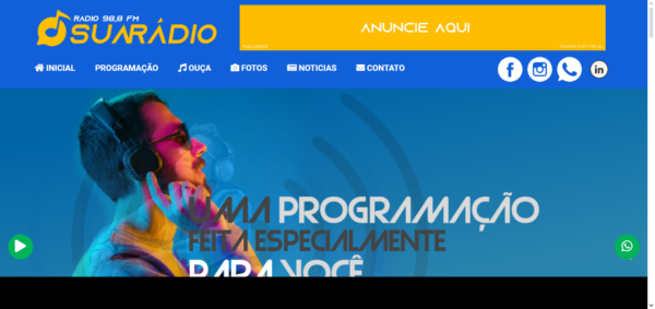 Site para Radio Top em PHP