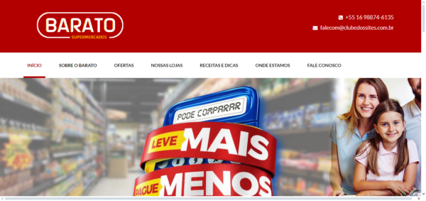 Site pronto para mercado ou mercadinho em PHP